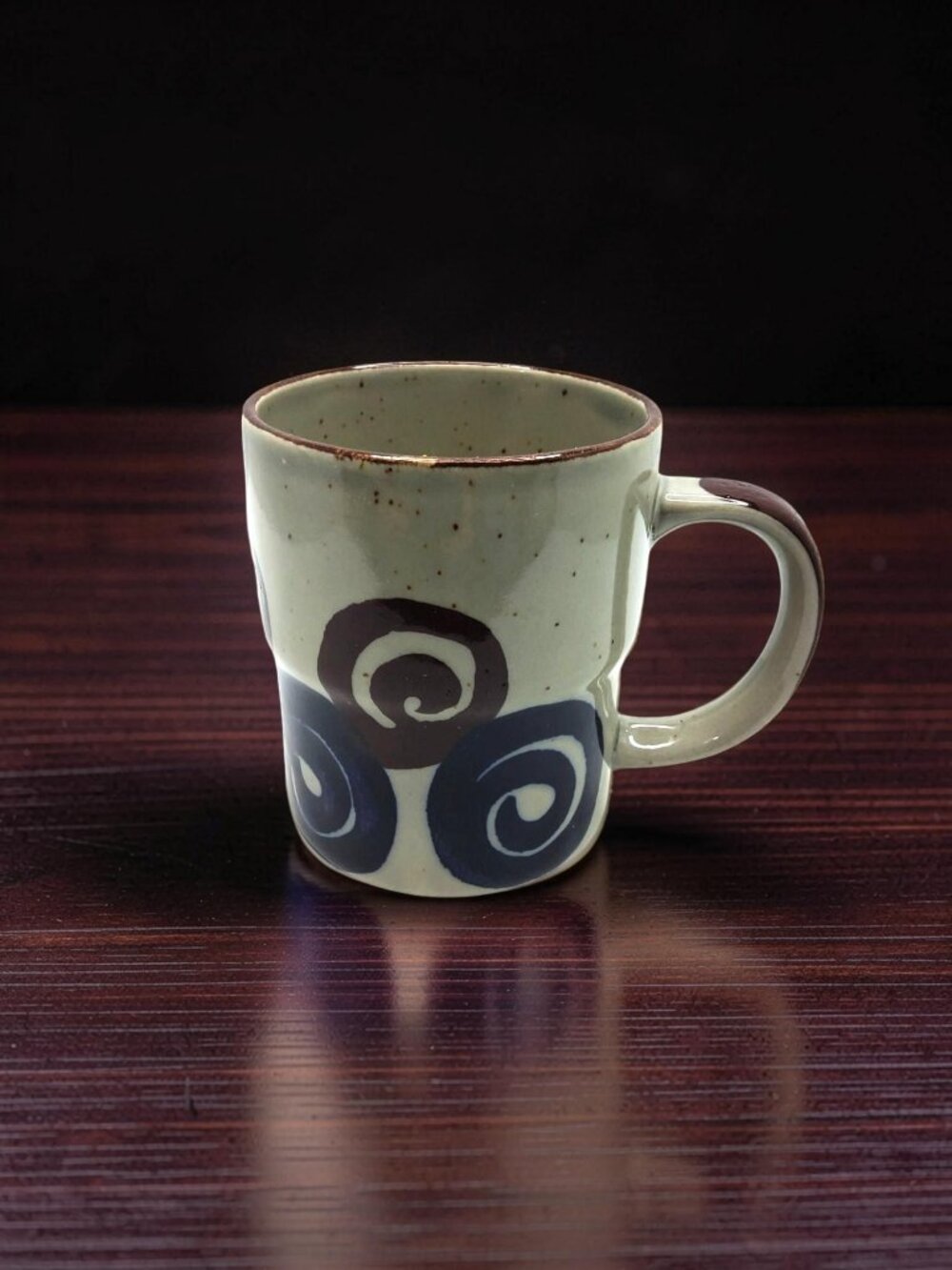 vintage hearthside potters pride japan handcrafted Tan,Brown Stoneware coffee mu - Picture 5 of 16